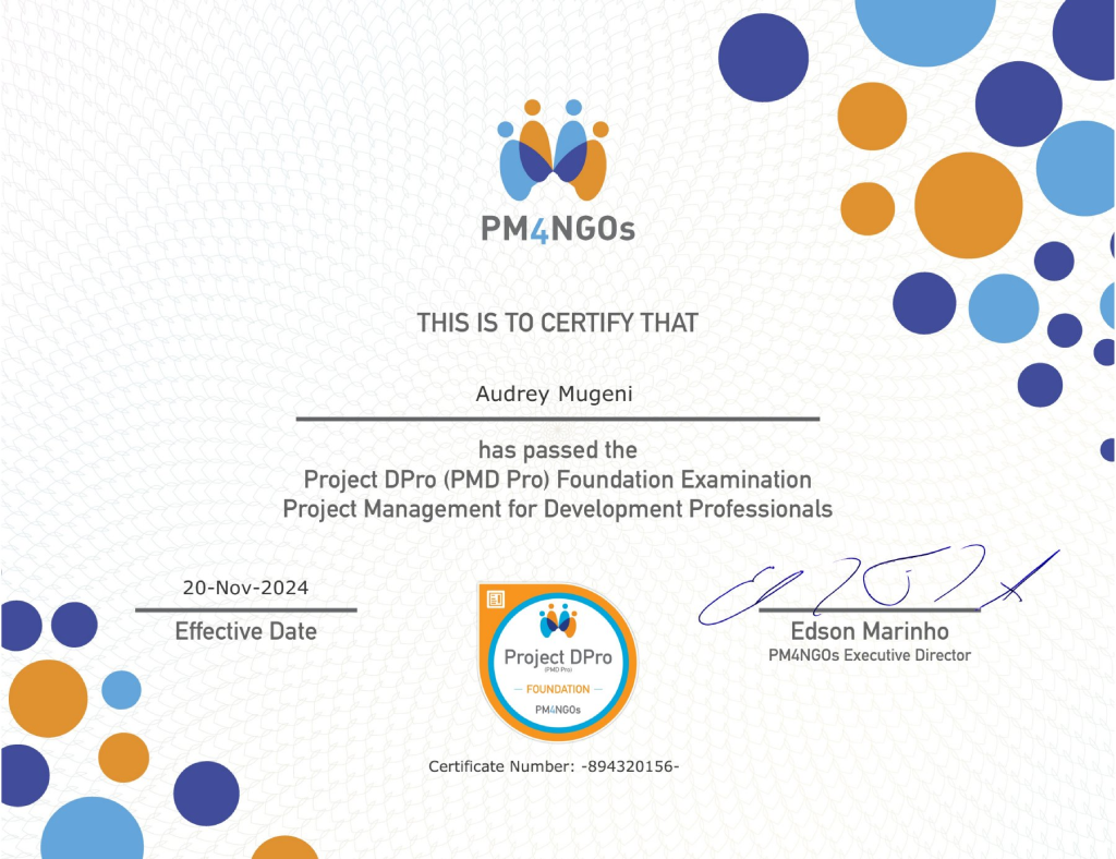 DPRO CERTIFICATE